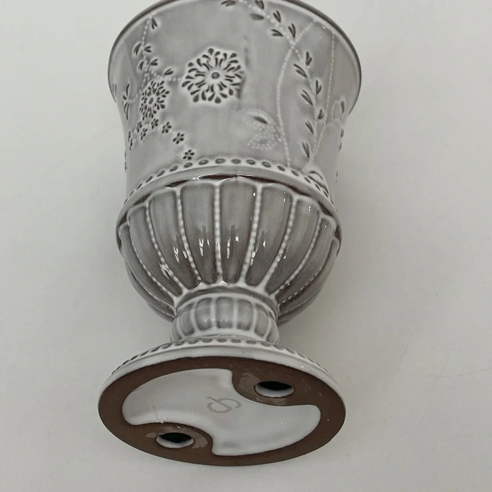 Ceramic Countertop Bathroom Set 2pc Toothbrush Holder with Tumbler